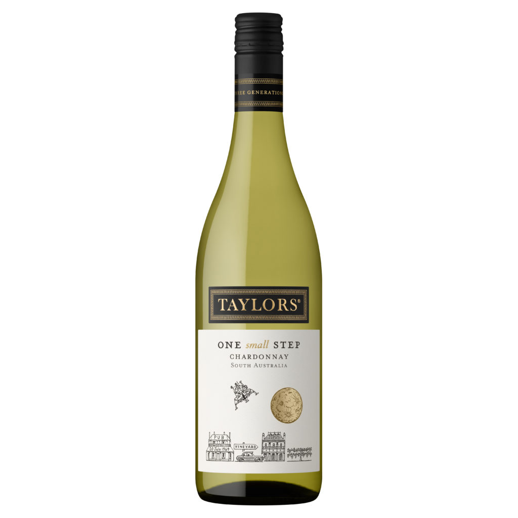 Bottle of Taylors One Small Step Chardonnay